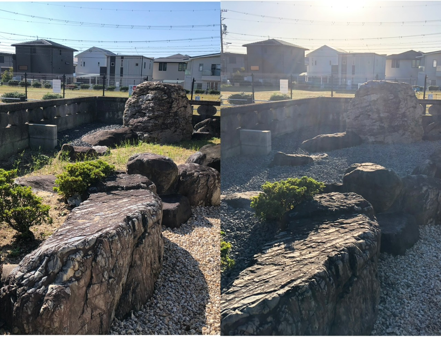 砂利敷き施工